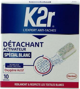 K2R Lessive - Blanc (tablettes x10) - PA394 